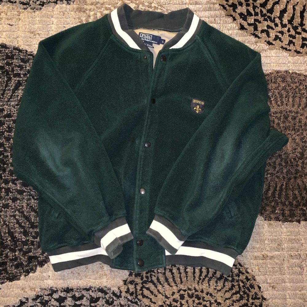 Vintage Polo Ralph Lauren Varsity Jacket Sz L